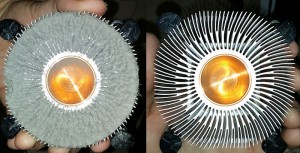 A good example of a CPU cooler after many years of usage.